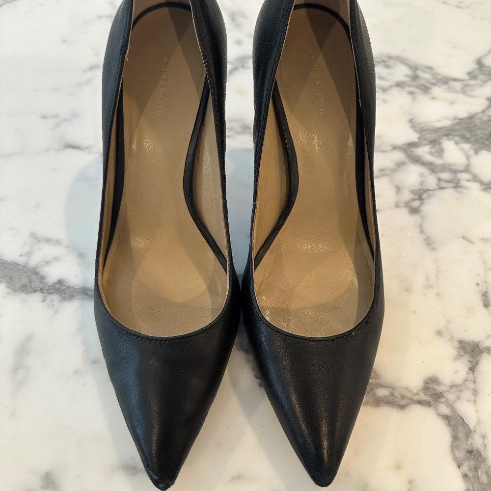 Ann Taylor - Black Matte Stilettos
